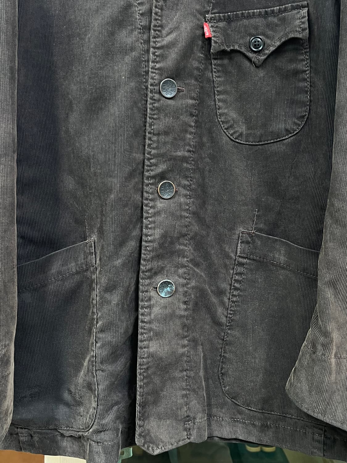 Levis 레드탭 코듀로이 워크자켓 L 상품이미지4