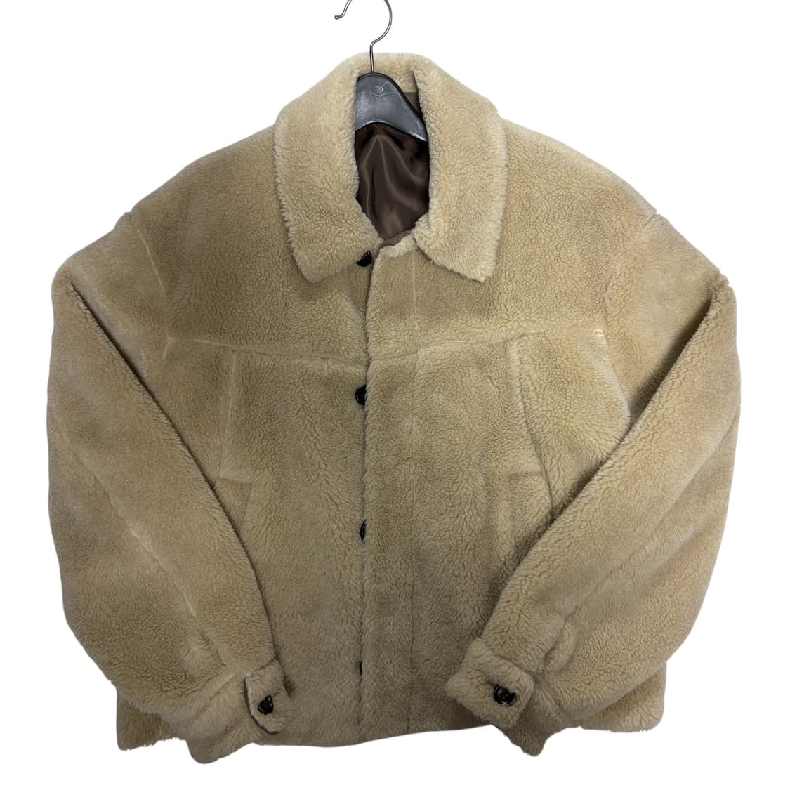 엘무드 안데스 시어링 자켓 알파카 베이지 48 상품이미지2