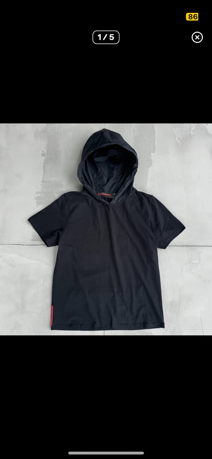 Prada sport 2000s hooded nylon top s 상품이미지2