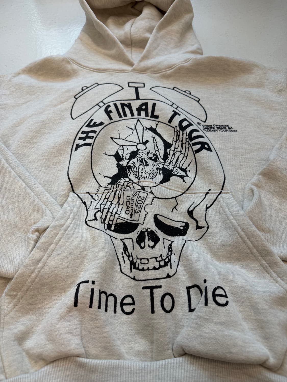 Online Ceramics "Time to Die" 후드 상품이미지2
