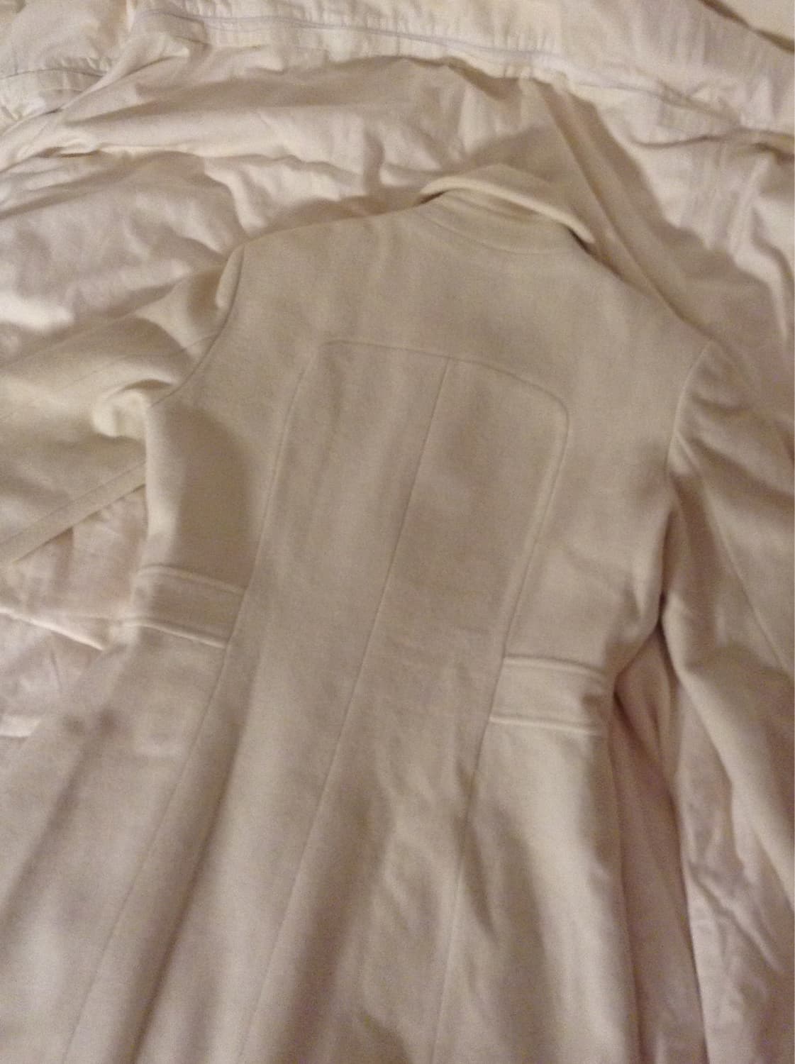 Moda International ivory wool long coat 상품이미지3