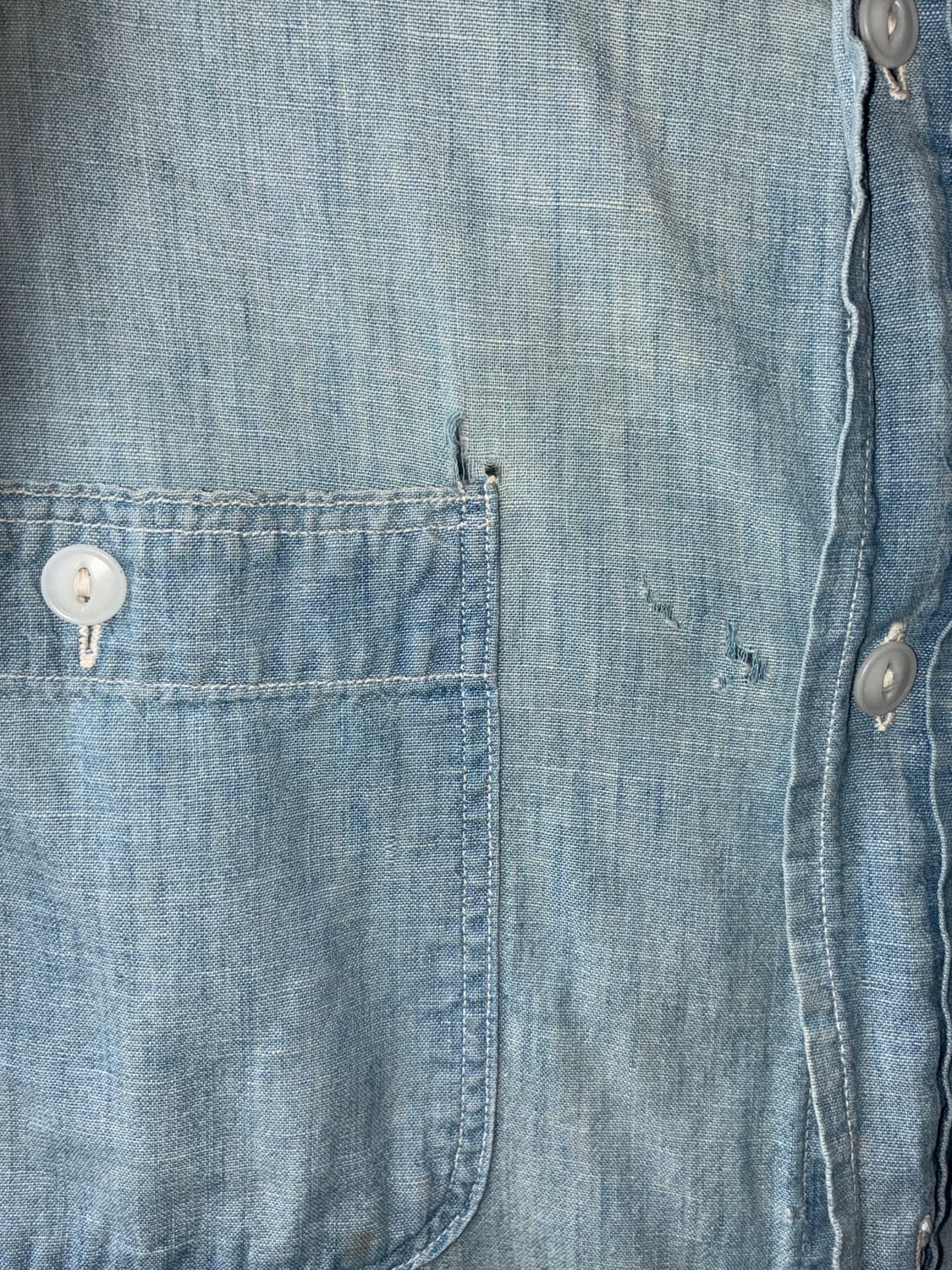 1960s Penney’s BIG MAC Chambray Shirt 상품이미지4