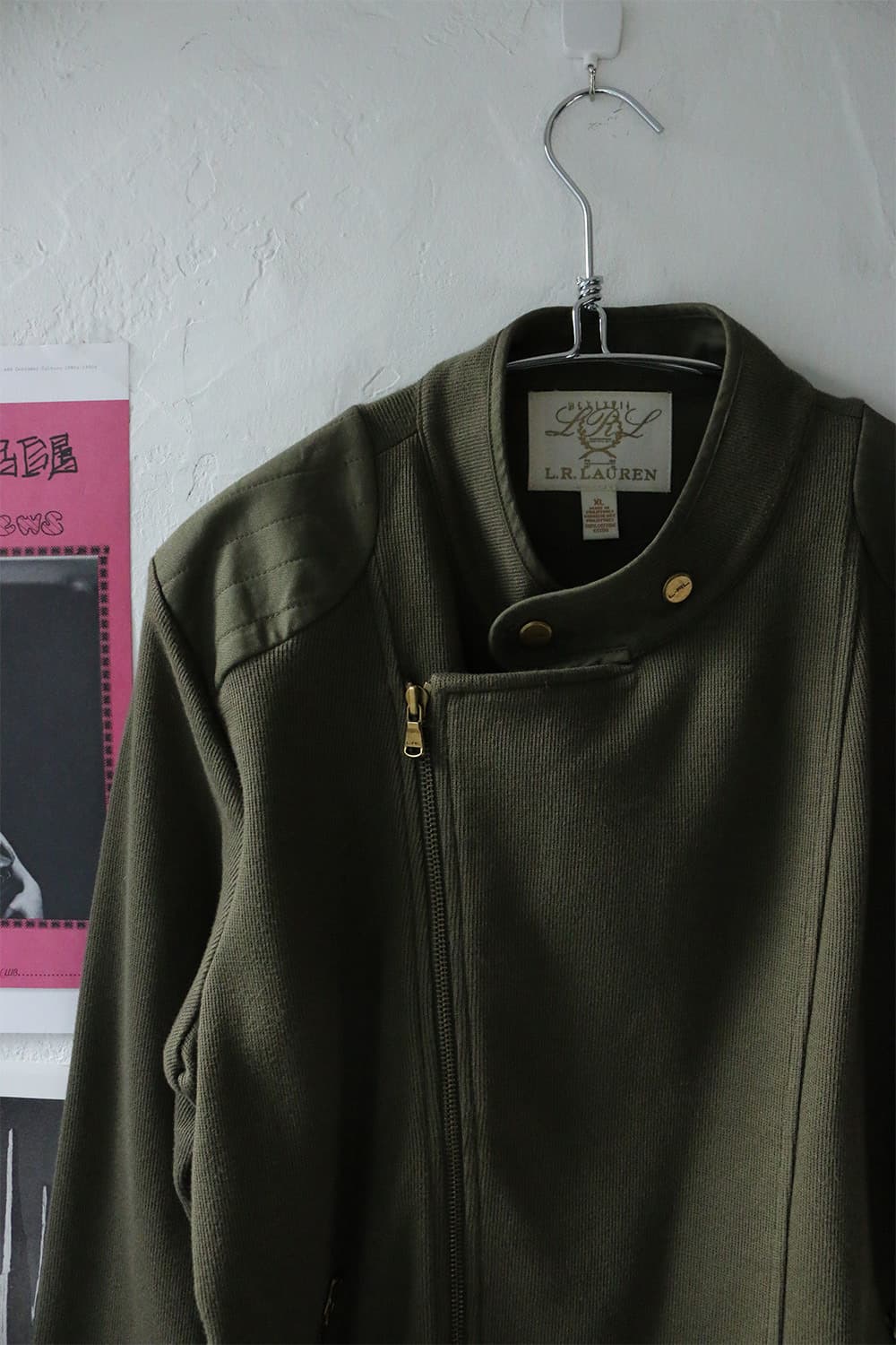 로렌 랄프로렌 카키 라이더 자켓 상품이미지5