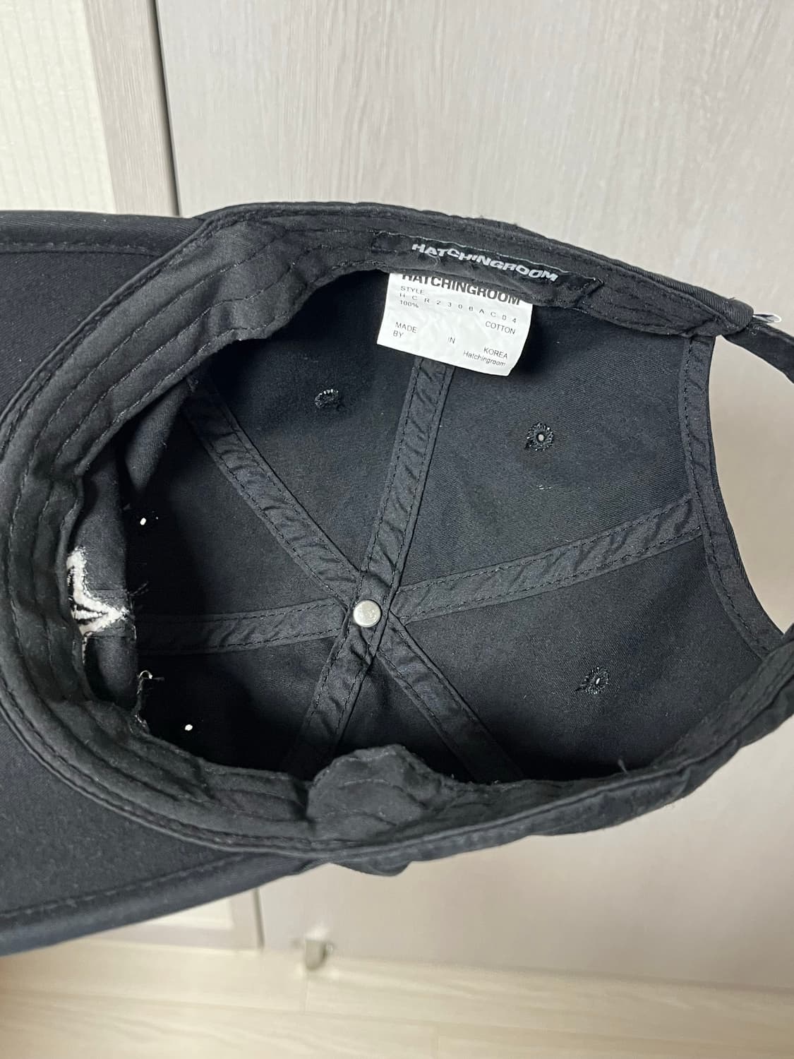 VTG Star Cap Washed Black 상품이미지5