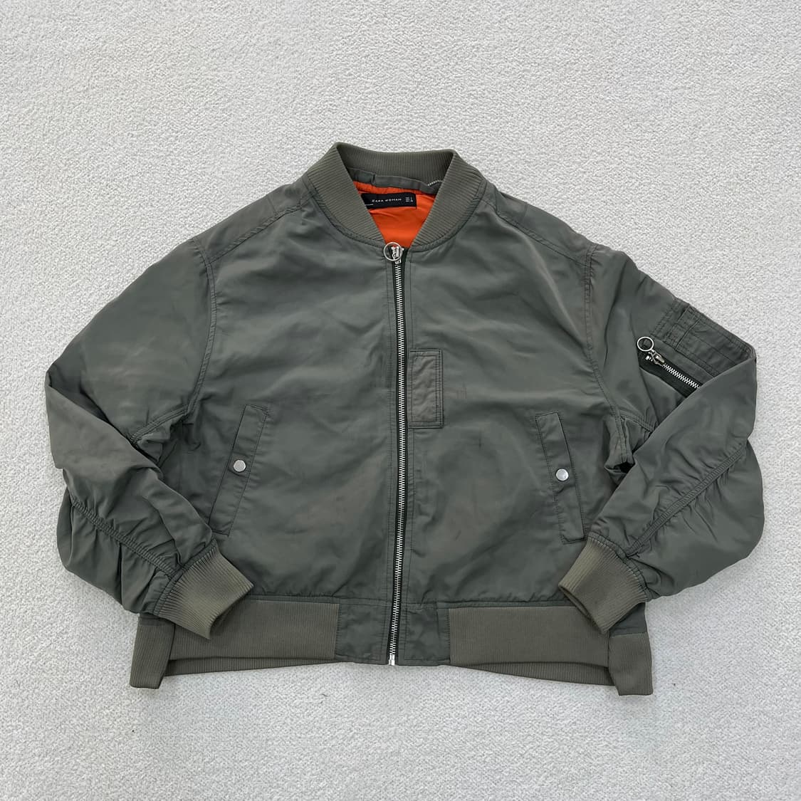 L 자라 봄버 항공점퍼 자켓 0305M 상품이미지1