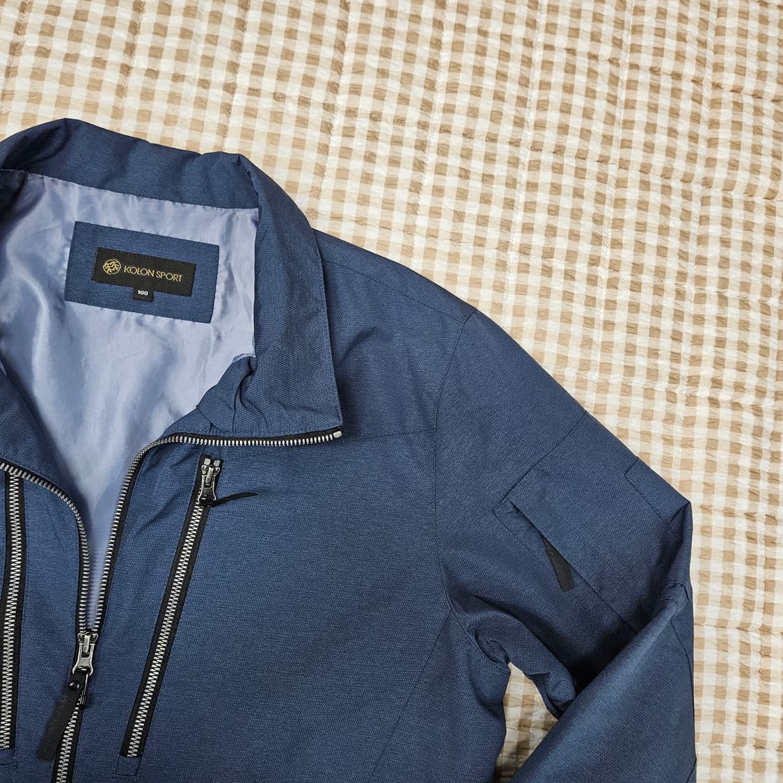 코오롱 오버핏 바람막이 자켓 남자100 상품이미지3