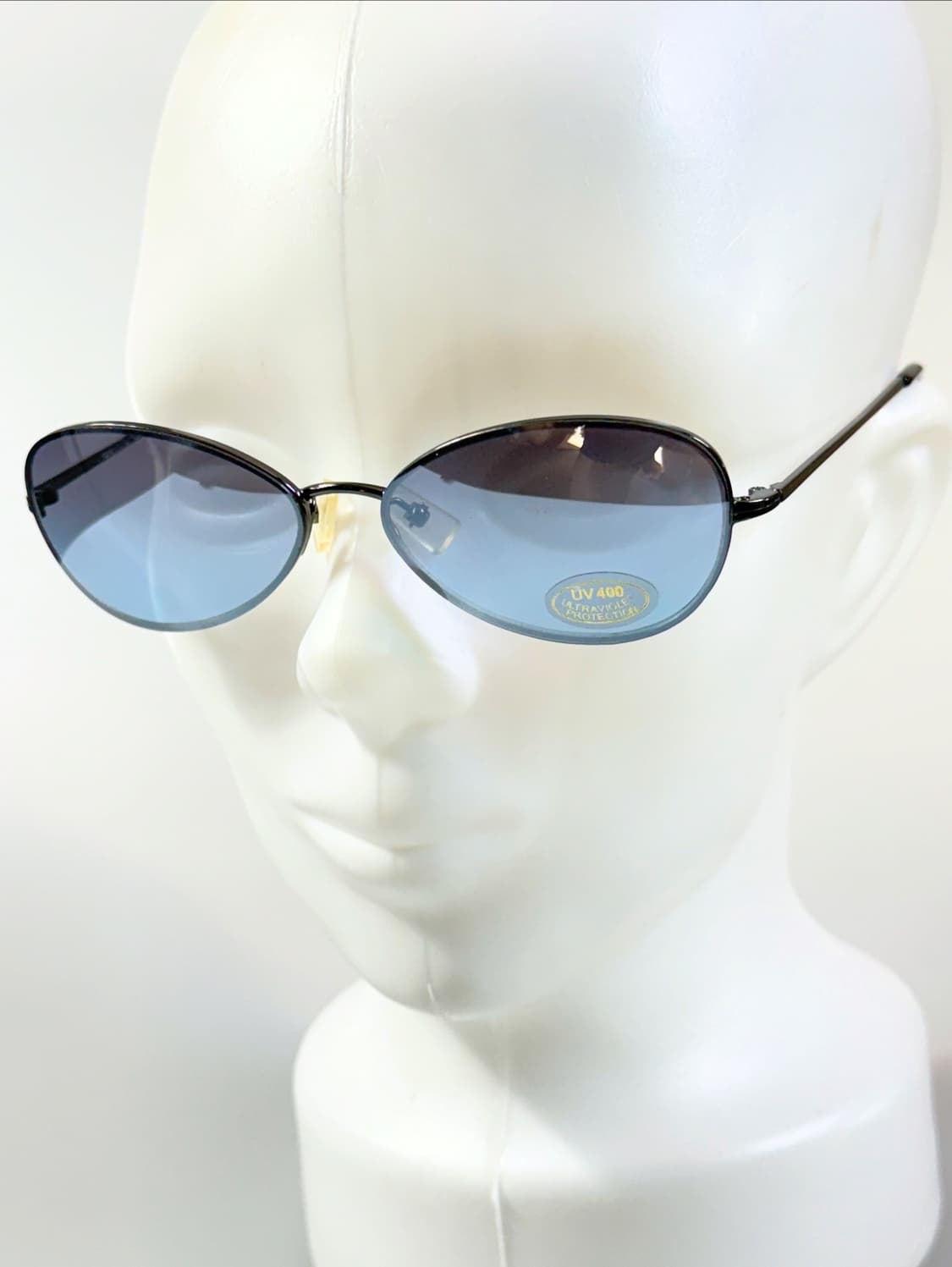 90s IXRON 오벌 무테 프레임 틴트 빈티지 선글라스 상품이미지8