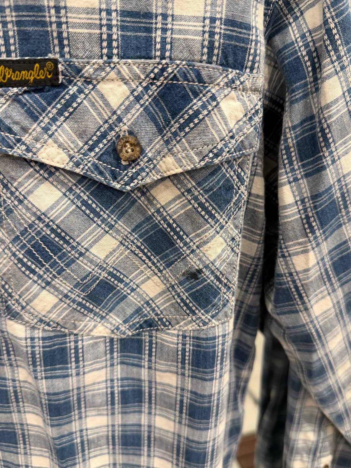 Wrangler 랭글러 웨스턴 체크 셔츠 상품이미지7