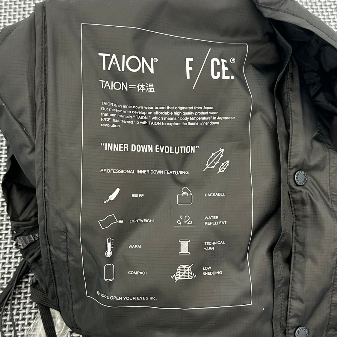 TAION JAPAN X F/CE 베스트 (M) 상품이미지7