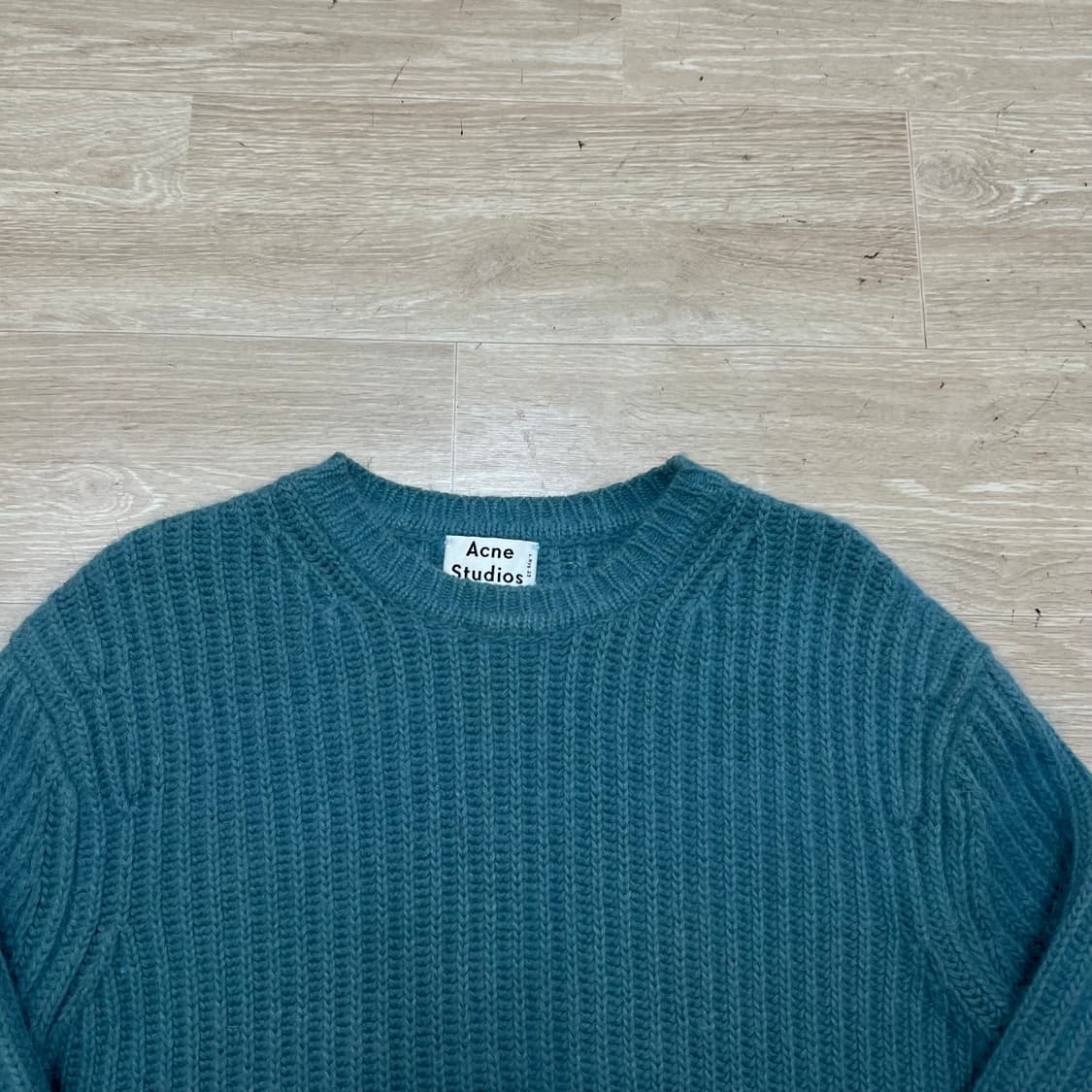 아크네 스튜디오 여성 오버사이즈 청키 니트 [블루그린] S/90 상품이미지2