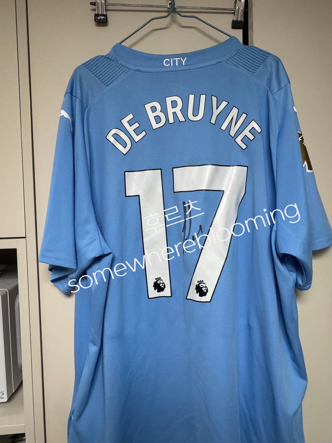 [해외XXL] 23-24 더브라위너 사인 유니폼 레플리카 상품이미지2