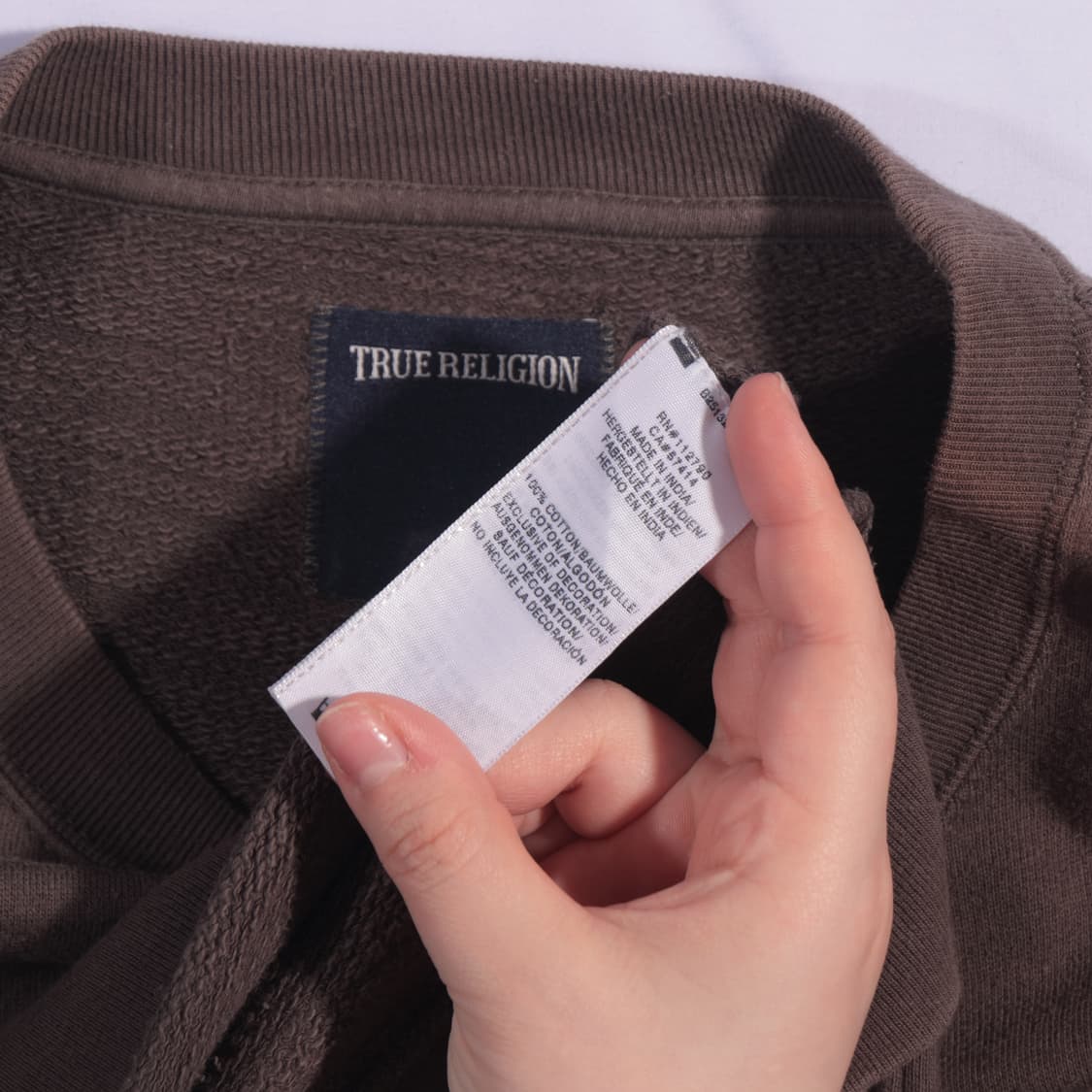 트루릴리젼 자수 맨투맨 B112 상품이미지3