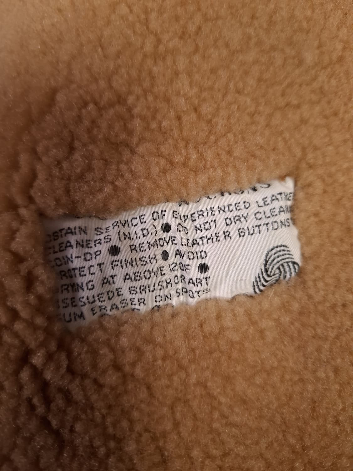 오리지날 80's 미국제조  Sawyer 리얼레더 무스탕 상품이미지3