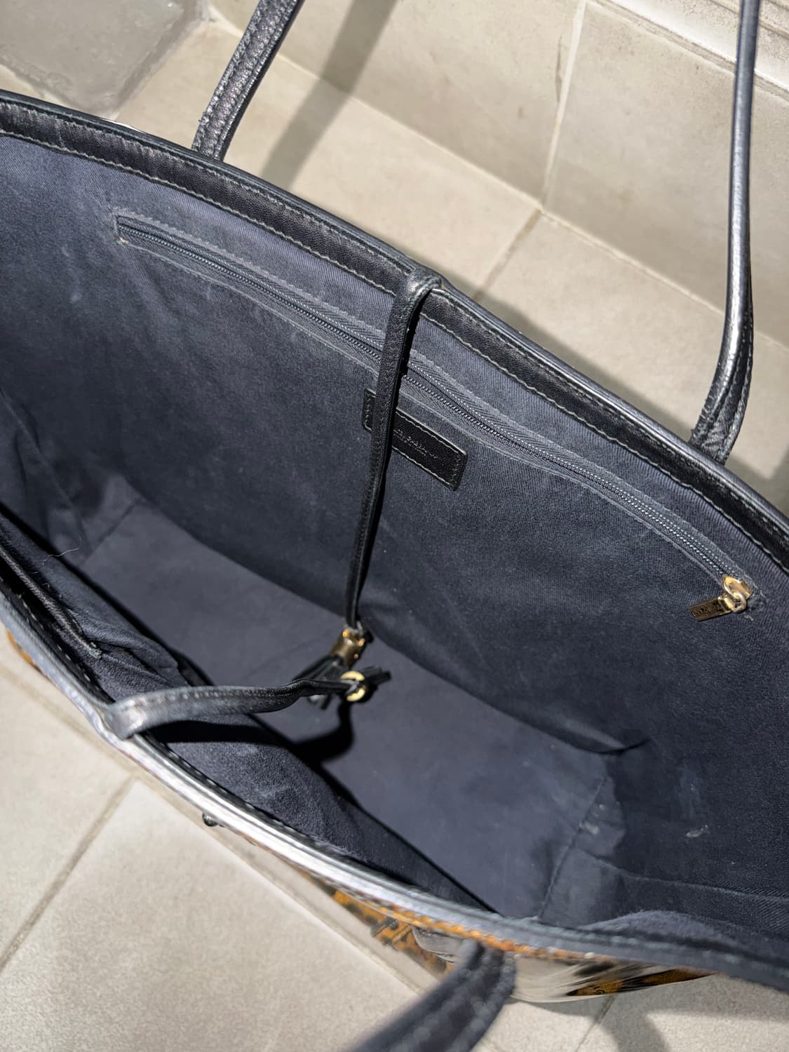 돌체앤가바나 레오파드 레더 도트백 상품이미지4