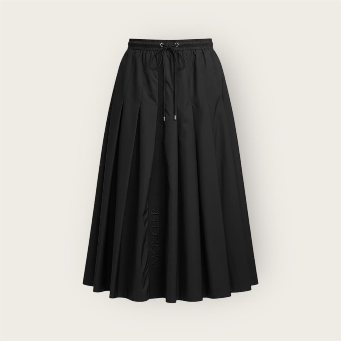 40/ 몽클레어 신형 플레어 미디 나일론 스커트 상품이미지1