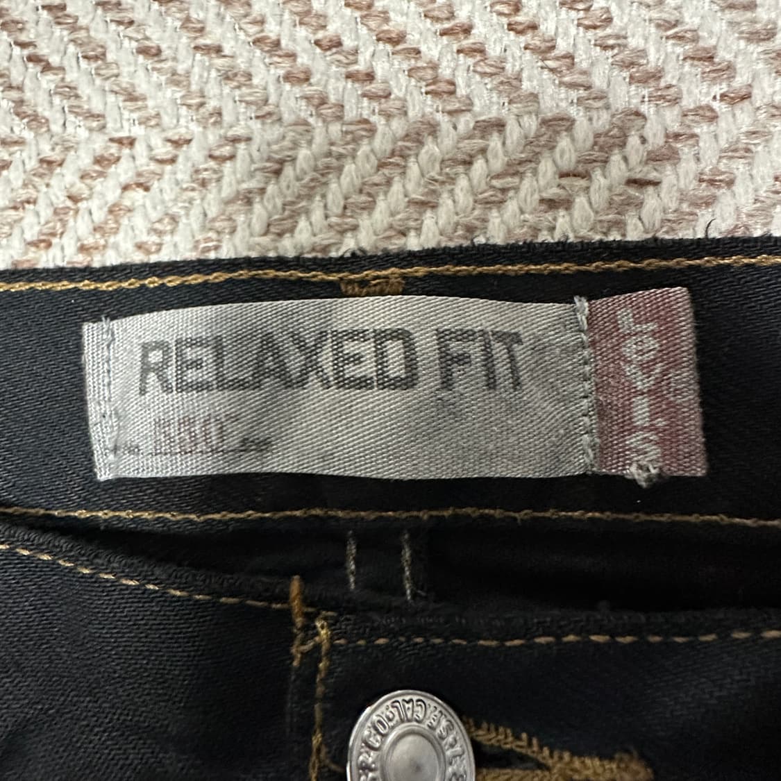 LEVI'S 550 00's vintage black jeans 상품이미지6