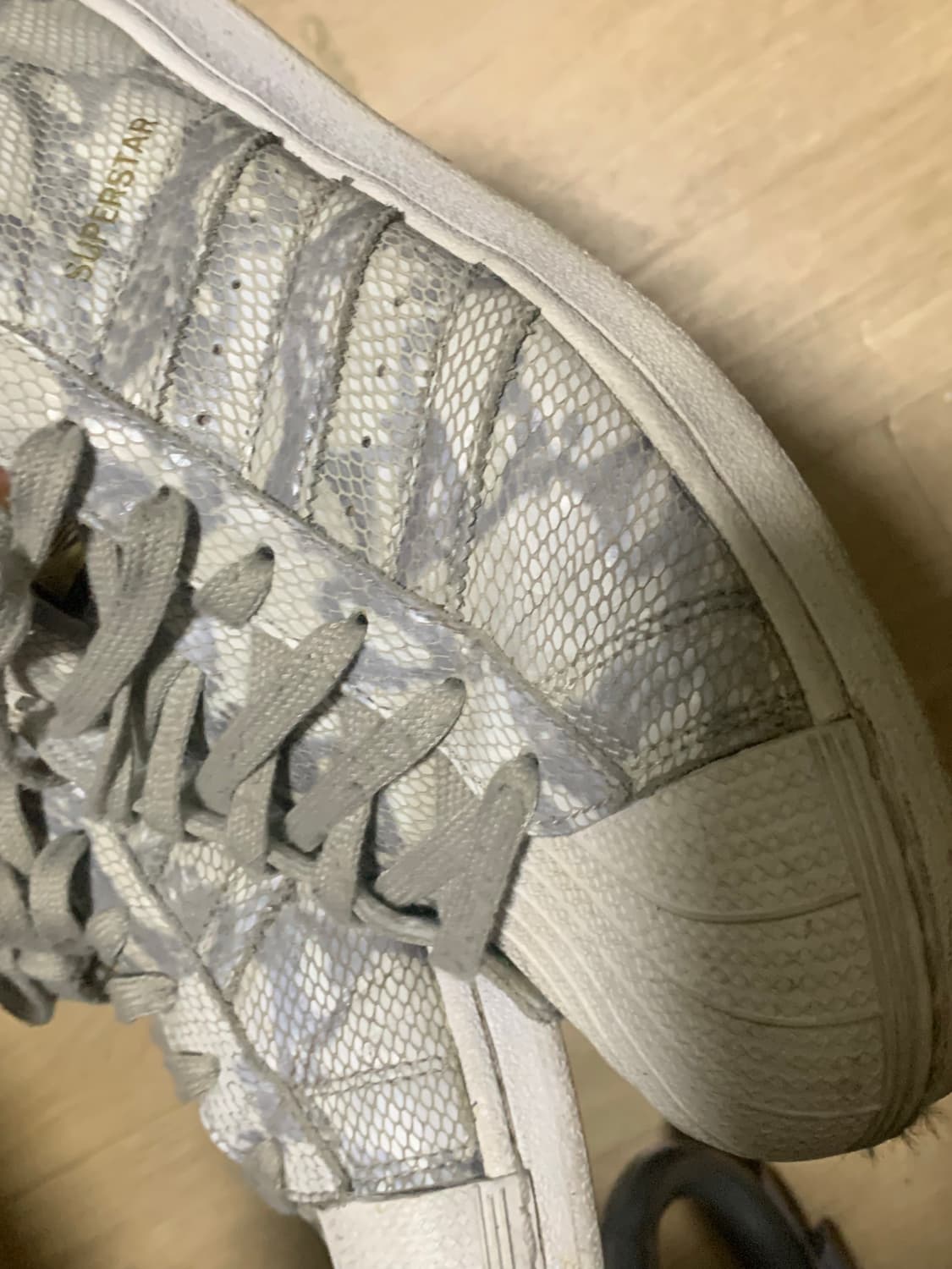 아디다스 슈퍼스타 한정판 뱀피 상품이미지6