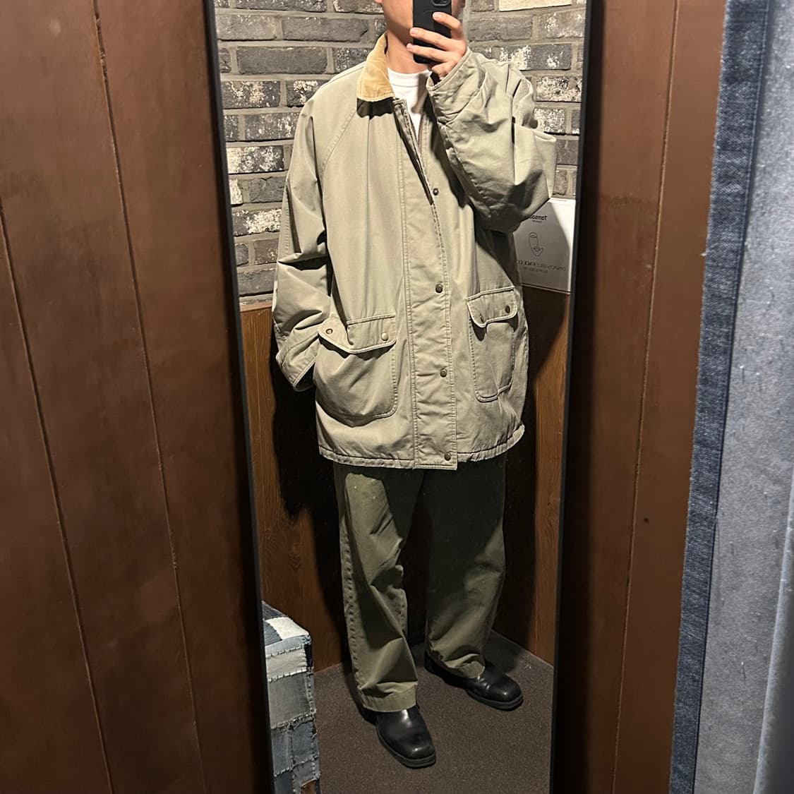 XL) 팀버베이 TIMBERBAY 코듀로이 배색 워크 자켓 상품이미지7