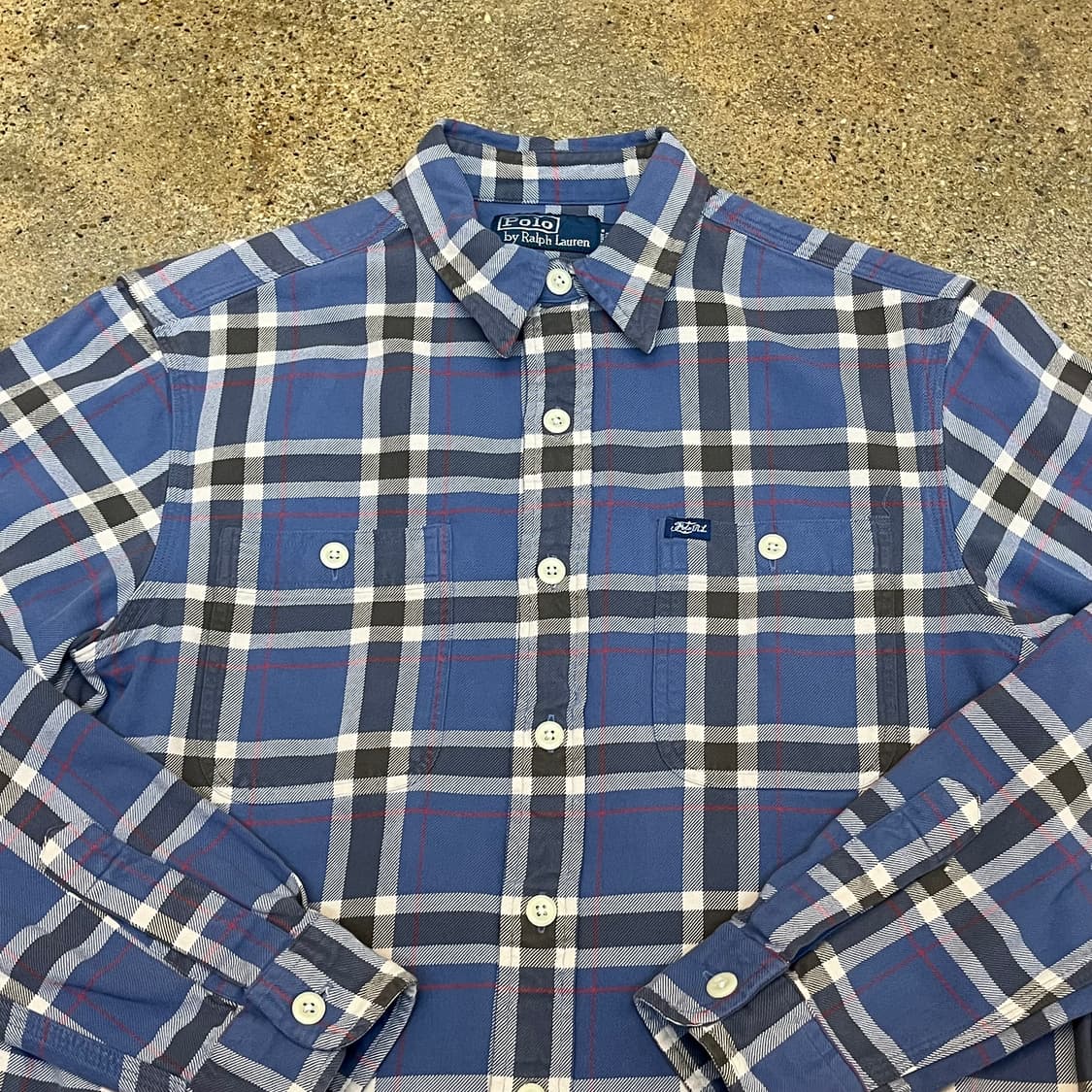 미국 빈티지 폴로 랄프로렌 체크 셔츠 상품이미지3