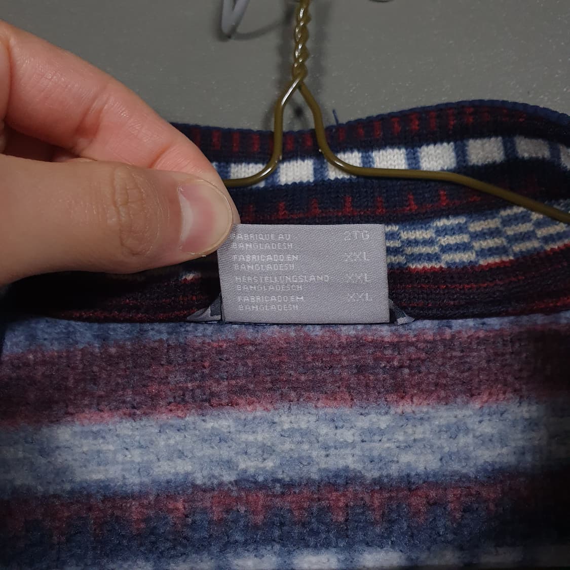 2XL) 컬럼비아 신형 스웨터 웨더2 프린트 하프집업 플리스 신칠라 상품이미지7