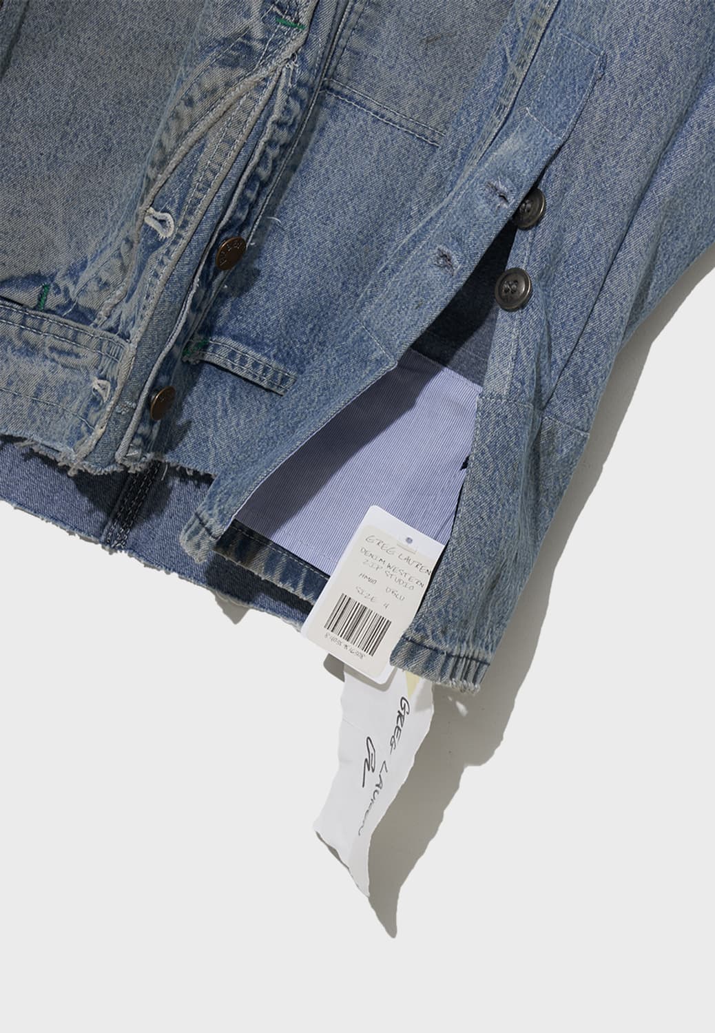 GREG LAUREN denim jacket 상품이미지4