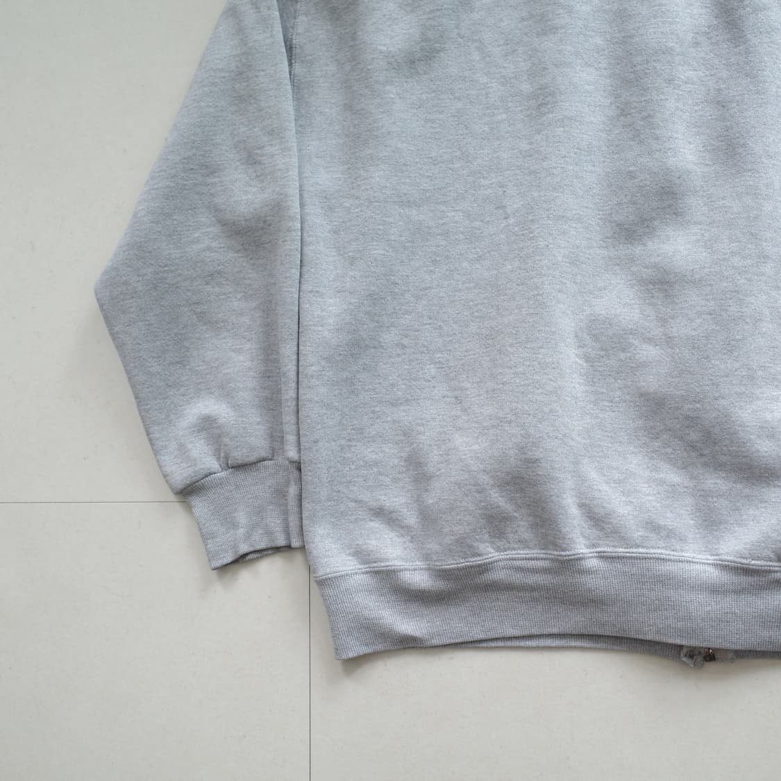 90s 러셀 애슬레틱 MADE IN USA 그레이 후드집업 XL 상품이미지10