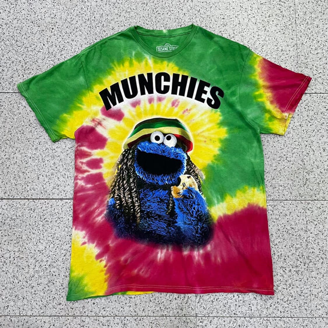 Sesame Street 쿠키몬스터 먼치즈 티셔츠 (L 상품이미지2