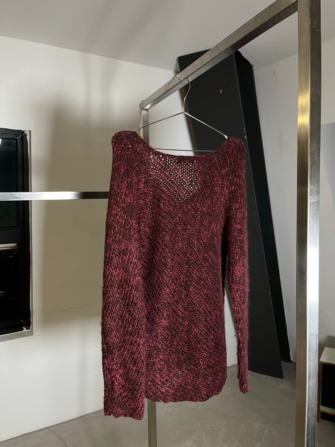 Burgundy Color Knit Sleeves 상품이미지8