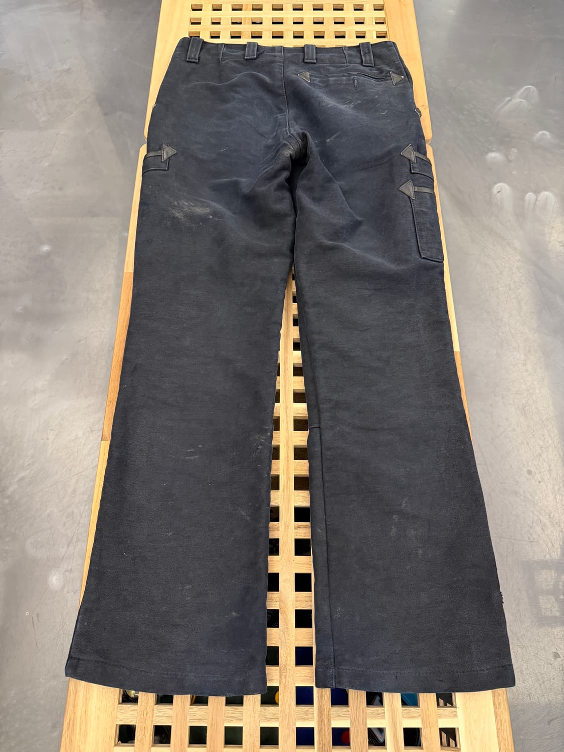 80s GERMANY LOGGER MOLESKIN 블랙몰스킨팬츠 상품이미지2