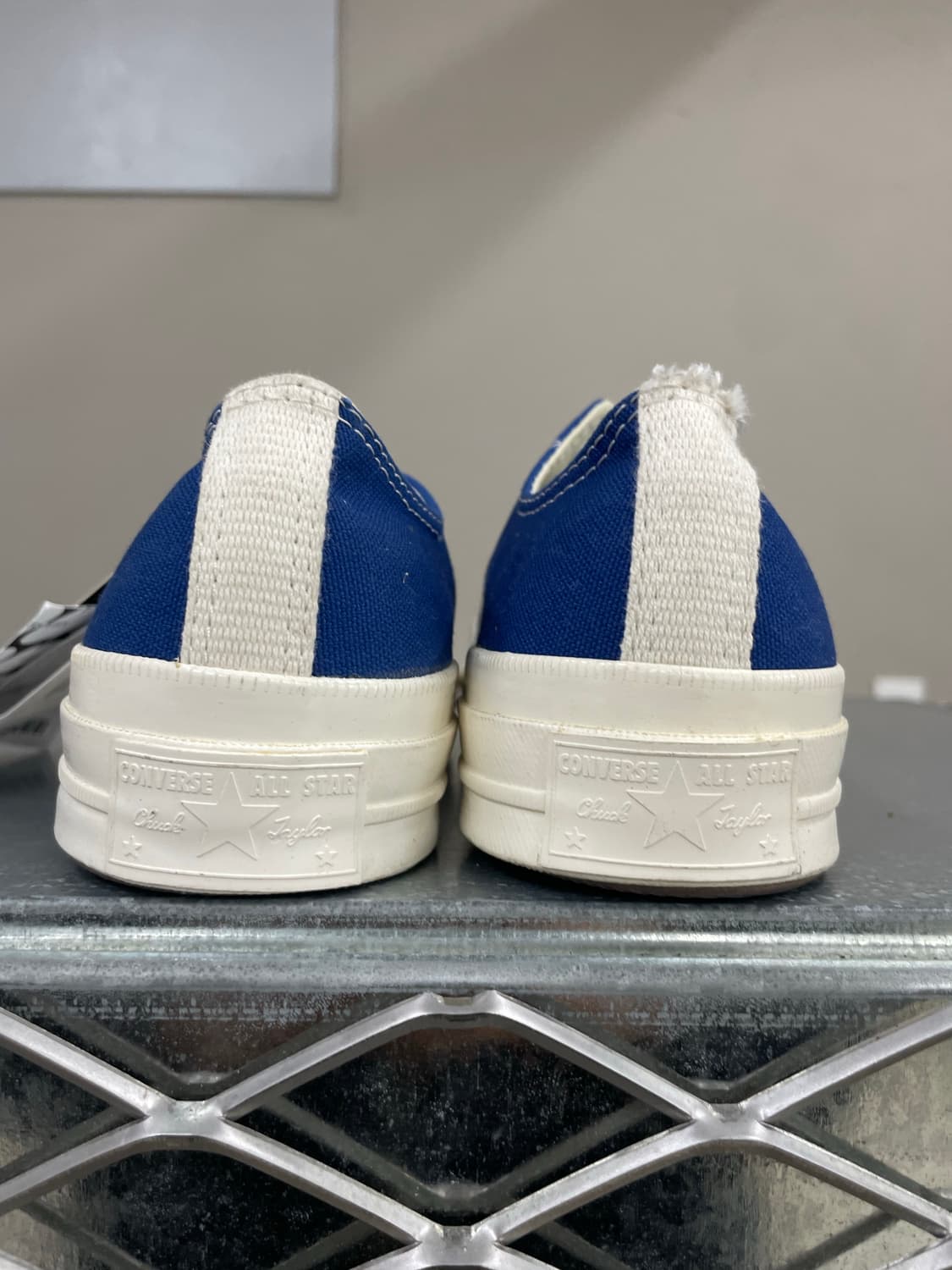 컨버스 x 꼼데 블루 로우 255mm(박스x)(gr-4617) 상품이미지3