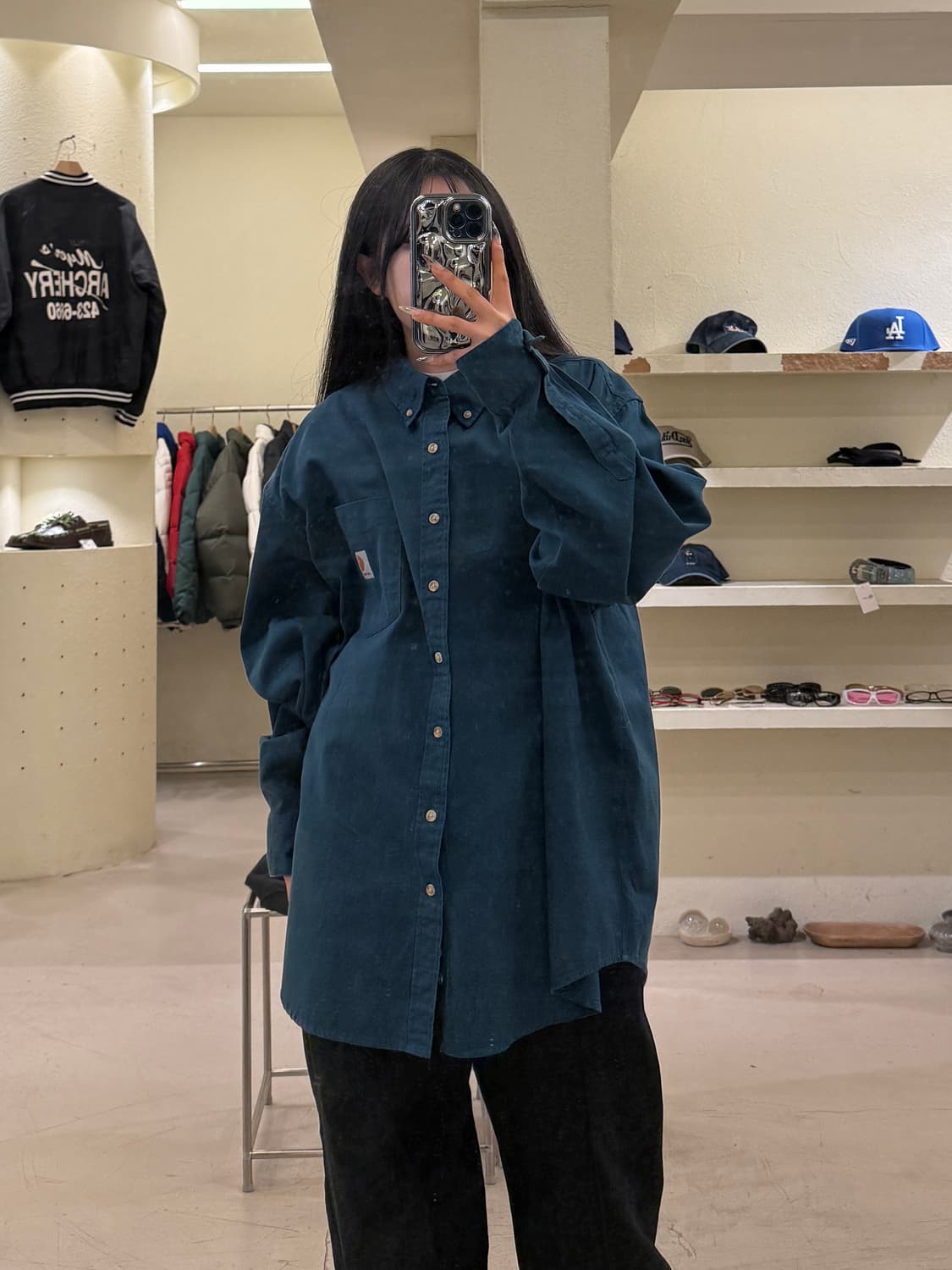 칼하트 박시핏 포켓 워크 셔츠 U1024 상품이미지1