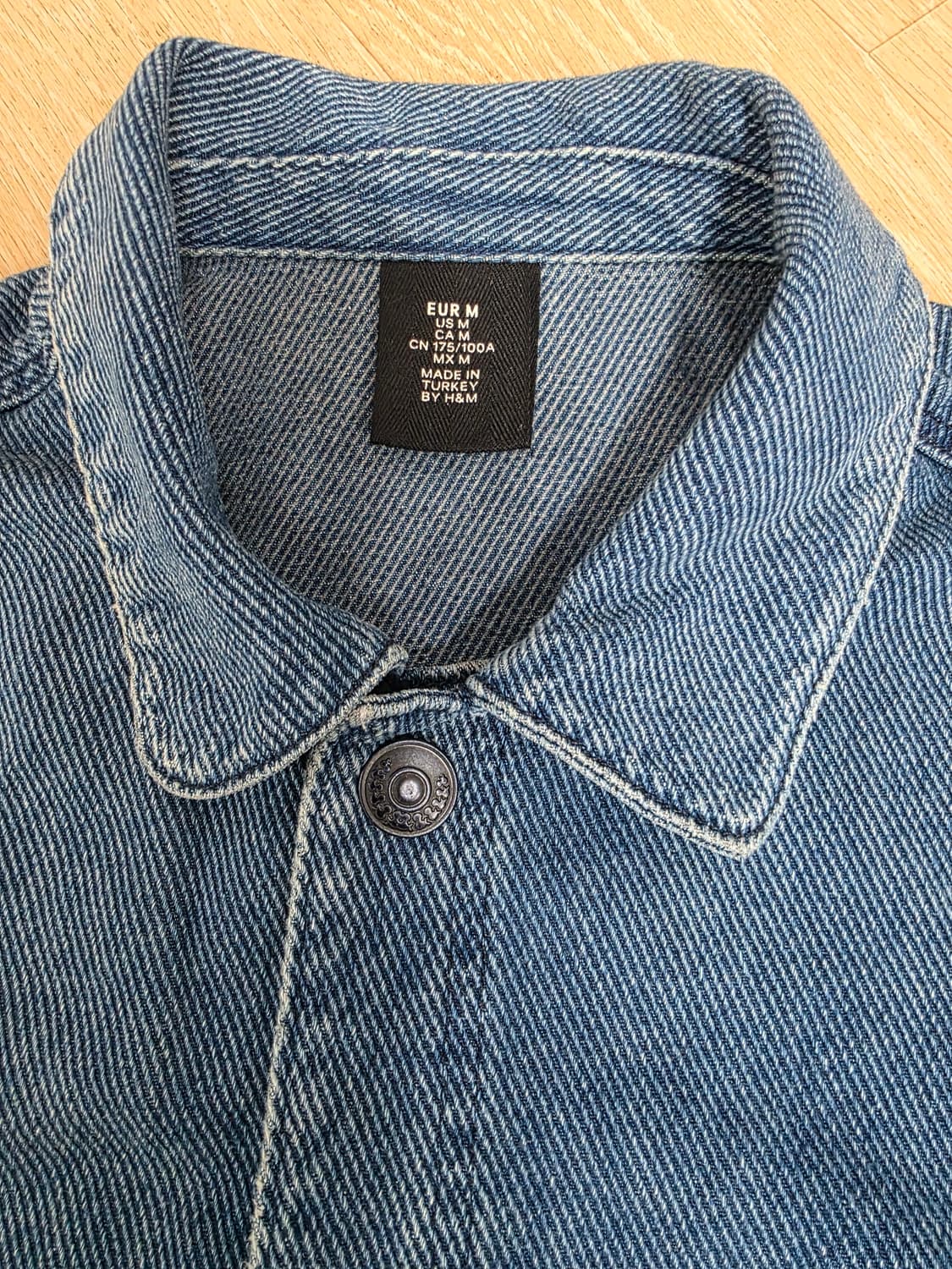 H&M 에이치앤엠 데님 초어 자켓 M 상품이미지2