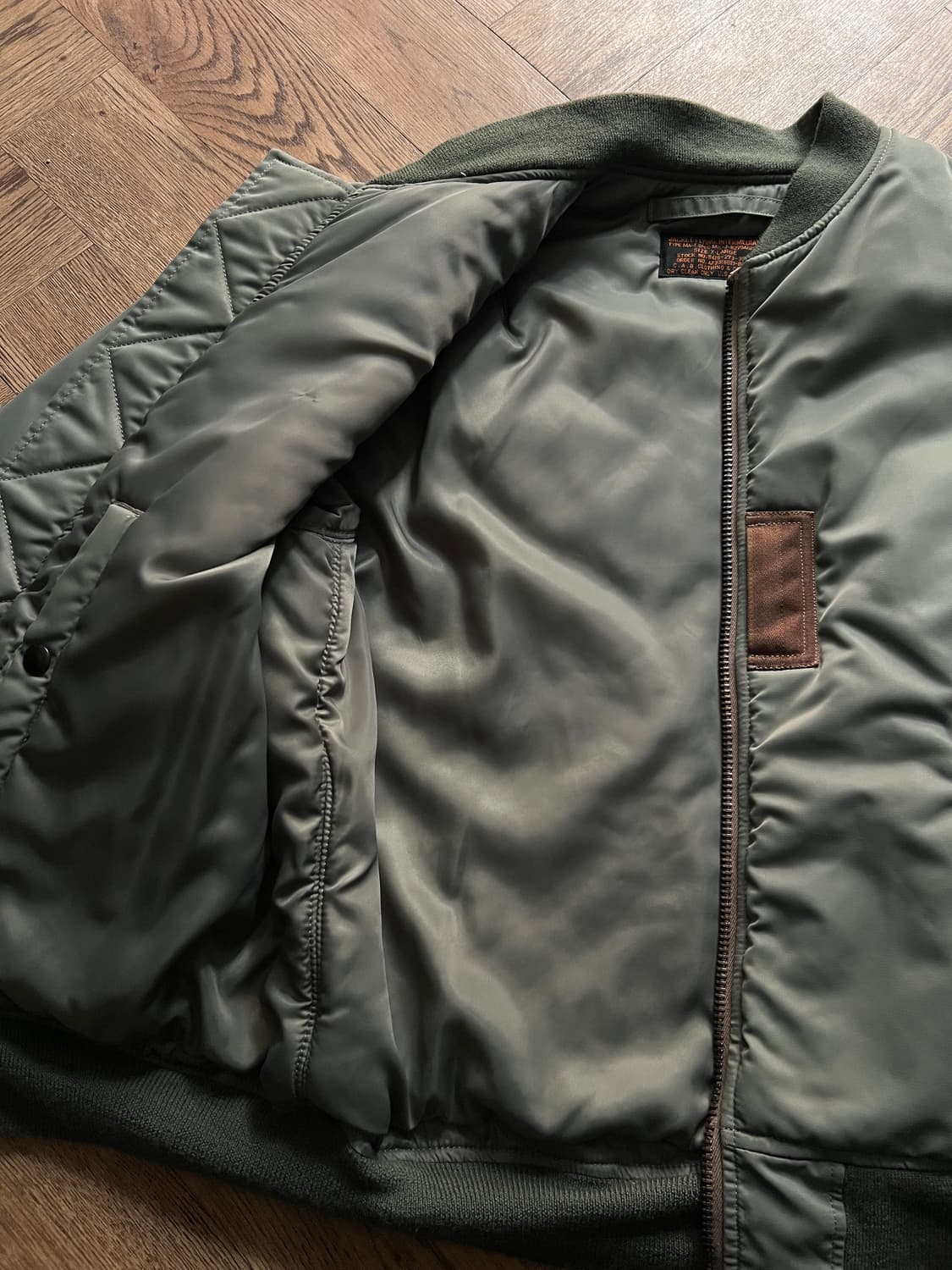 [XL]CAB Clothing 캡클로딩 50's MA-1 울파일 항공점퍼 상품이미지7