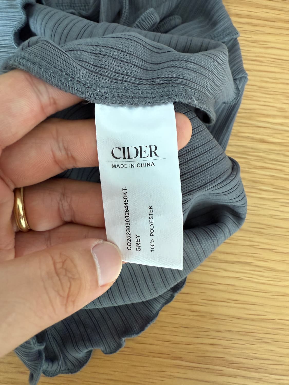 사이다(CIDER) 크롭 후드 상품이미지5