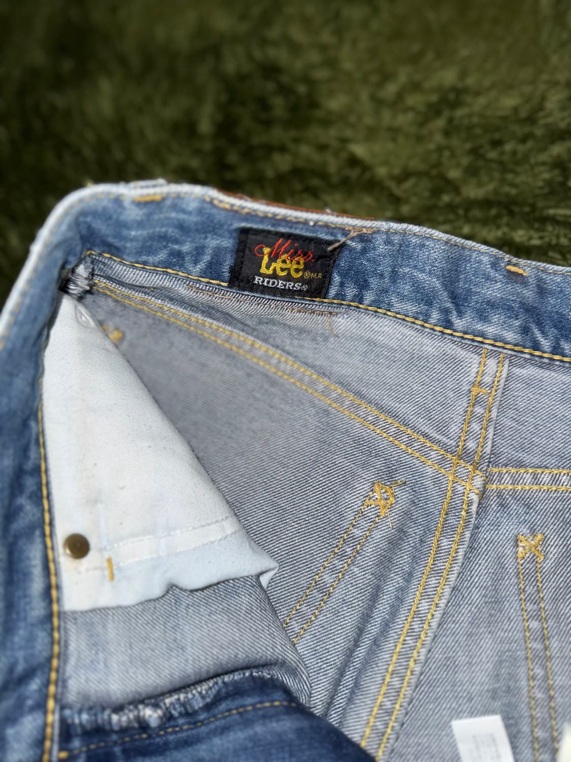 [29X29] 90s 리 라이더스 우먼즈 재팬 메이드 데님 팬츠 상품이미지4