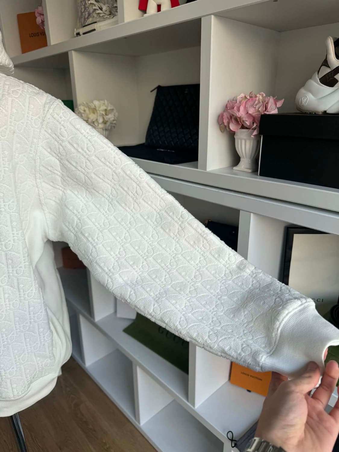 디올 오블리크 테리 후드티 상품이미지3