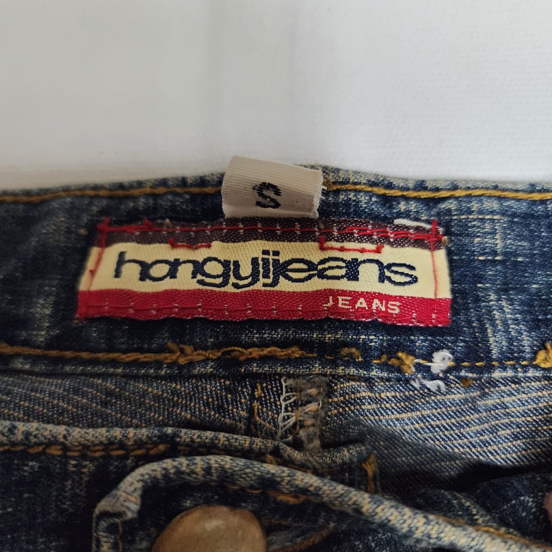 빈티지 Y2k 갸루 나나 부츠컷 플레어 데님팬츠 상품이미지8