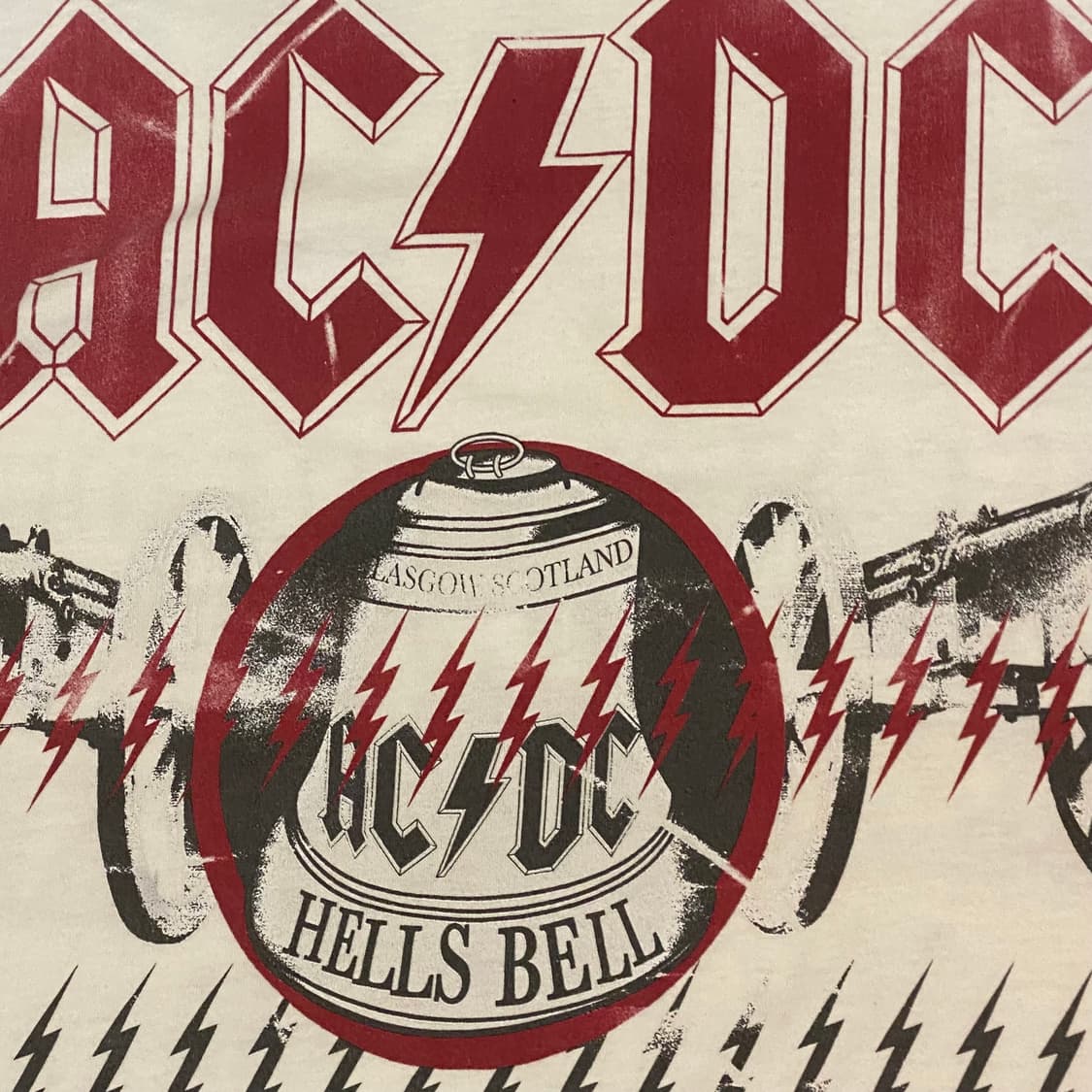 레어 미국 빈티지 acdc 공식 굿즈 티셔츠 래글런 나그랑티 상품이미지4