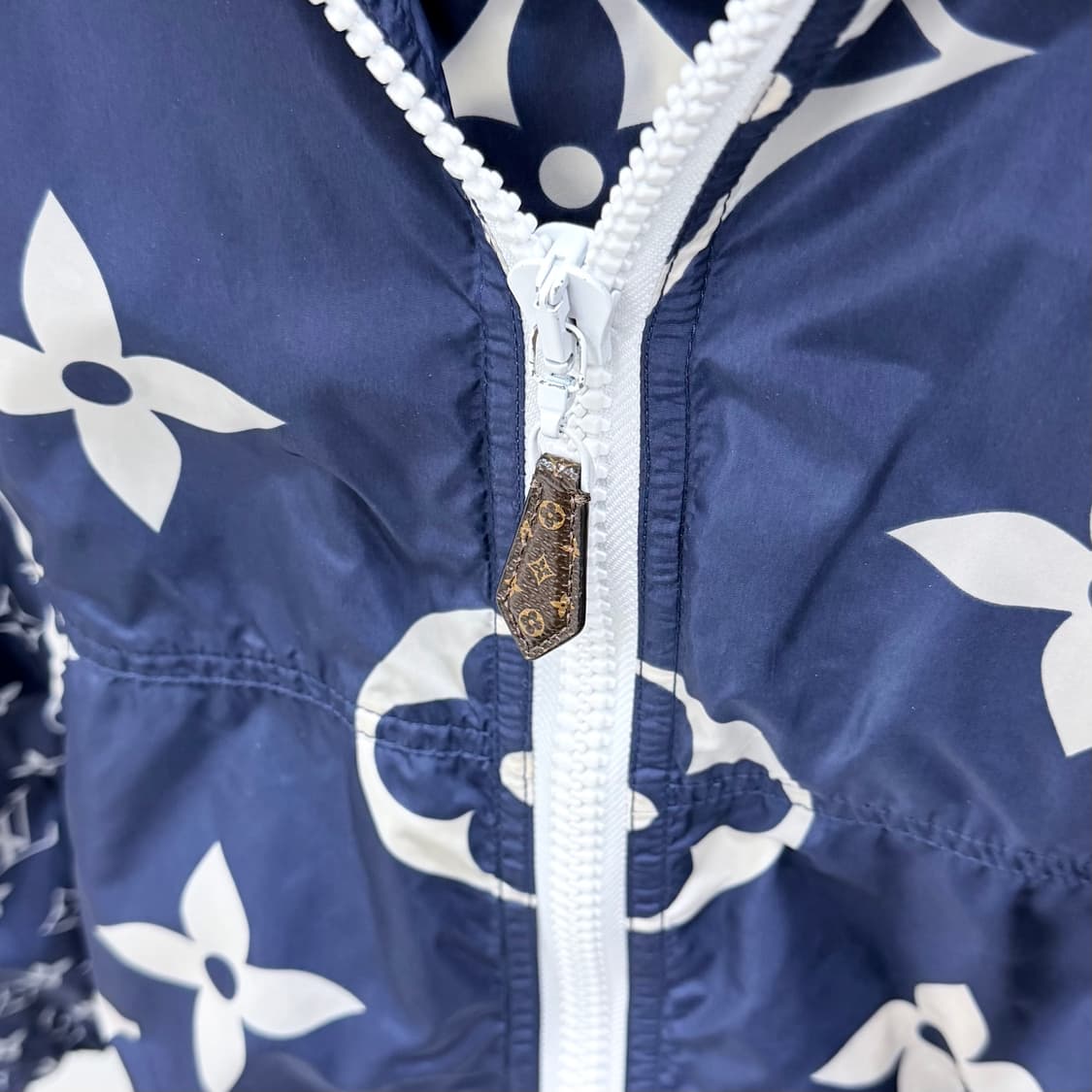 [S급/40] 루이비통 모노그램 여성 후드 바람막이 자켓 블루 상품이미지6