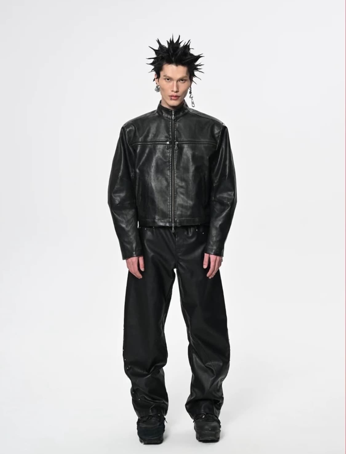 Leather jaket 상품이미지1