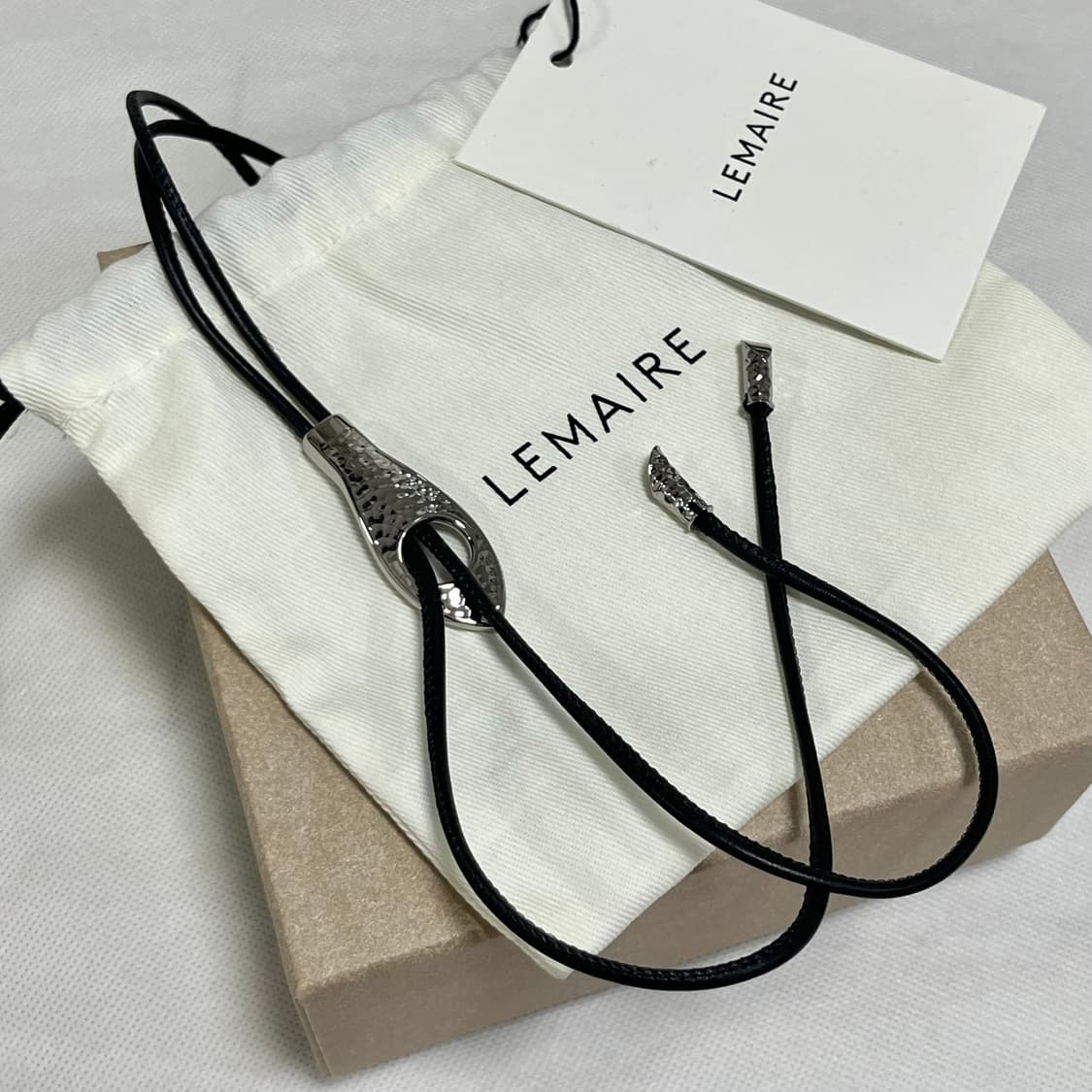 르메르 26ss 스네이크 볼로 타이 목걸이/실버 상품이미지2