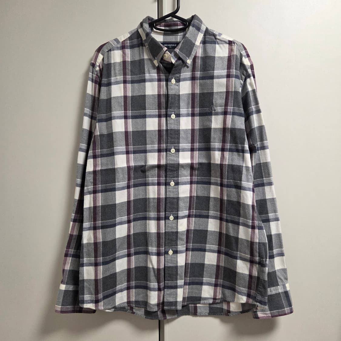 Beanpole 빈폴 플란넬 체크 셔츠 L(100) 상품이미지1