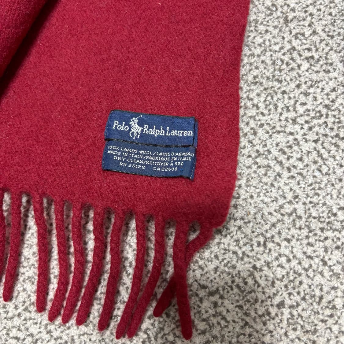 [택포,램스울100] 폴로 랄프로렌 이태리 머플러 목도리 [A-] 상품이미지3