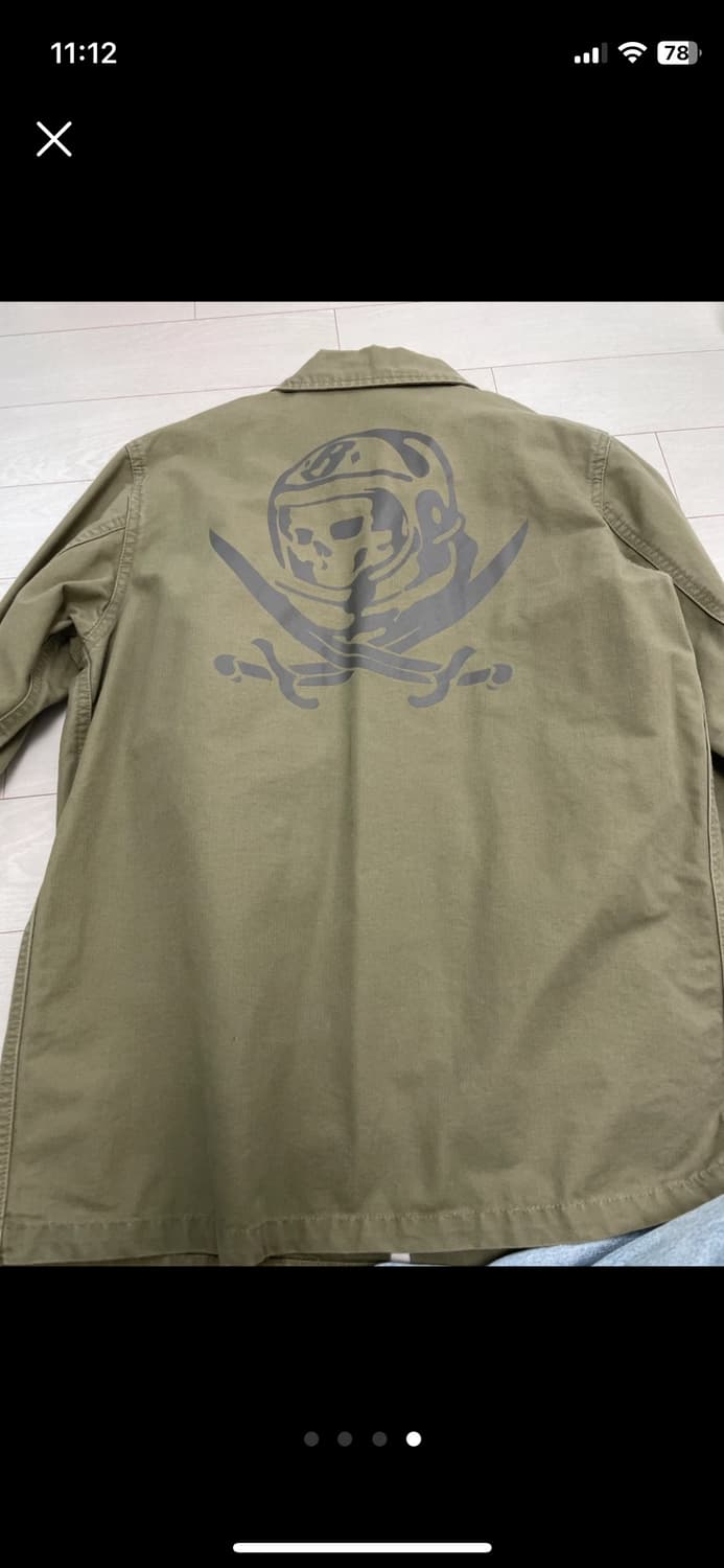 Billionaire Boys Club 카키색 셔츠 자켓 S 상품이미지4