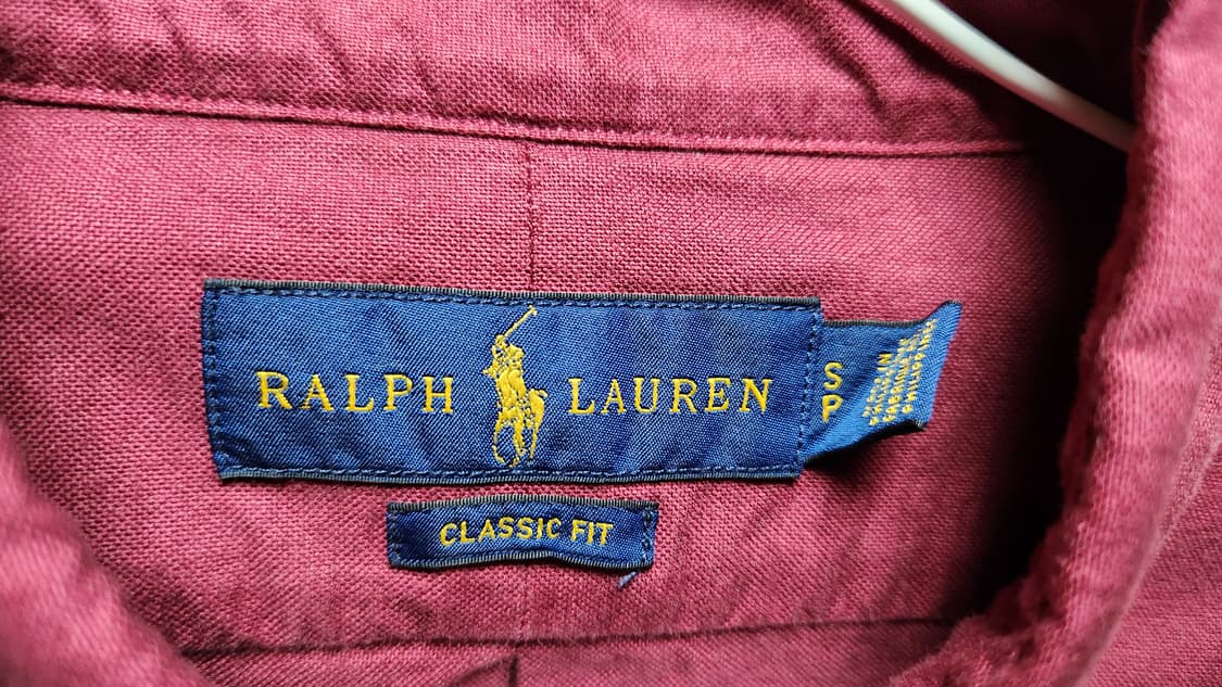 폴로 버건디 셔츠 s 상품이미지3