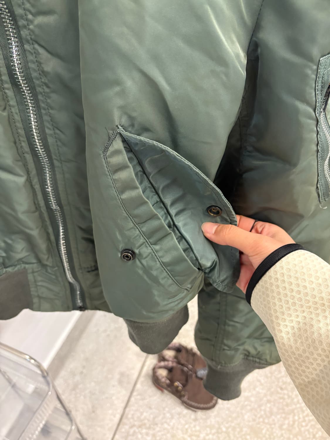 Alpha Industries reversible ma-1 jacket 상품이미지5