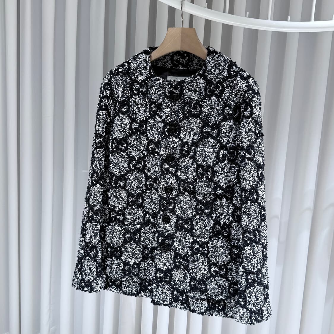 48 / 구찌 GG모노그램 트위드 자켓 상품이미지2