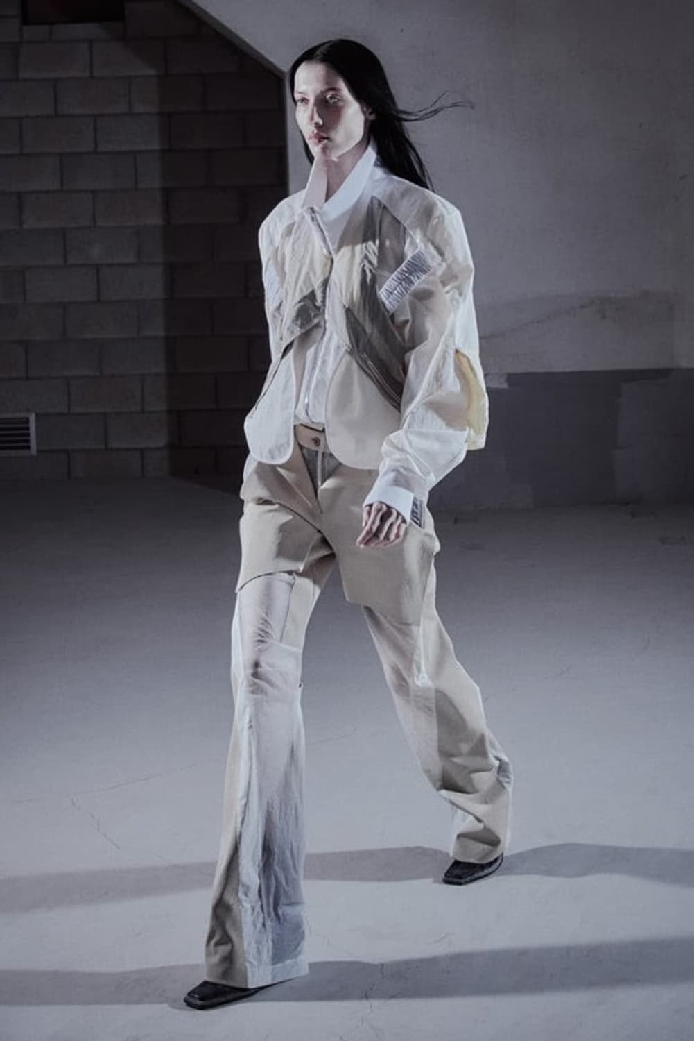 카르넷아카이브 매스 봄버 자켓 화이트 M 상품이미지2