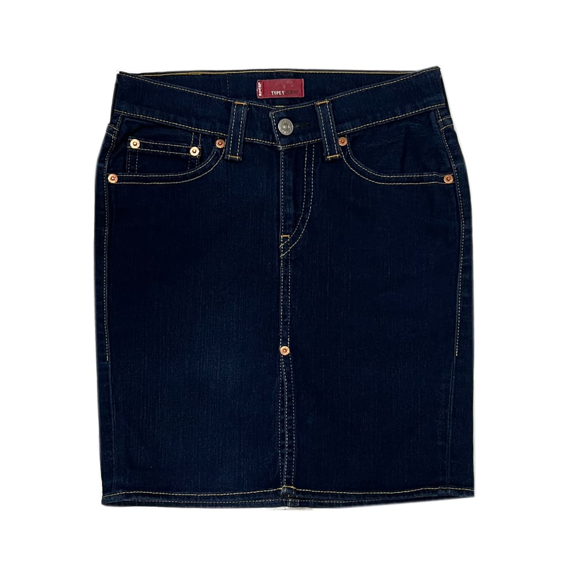 00s 리바이스 타입원 듀라 데님 스커트 S 상품이미지2