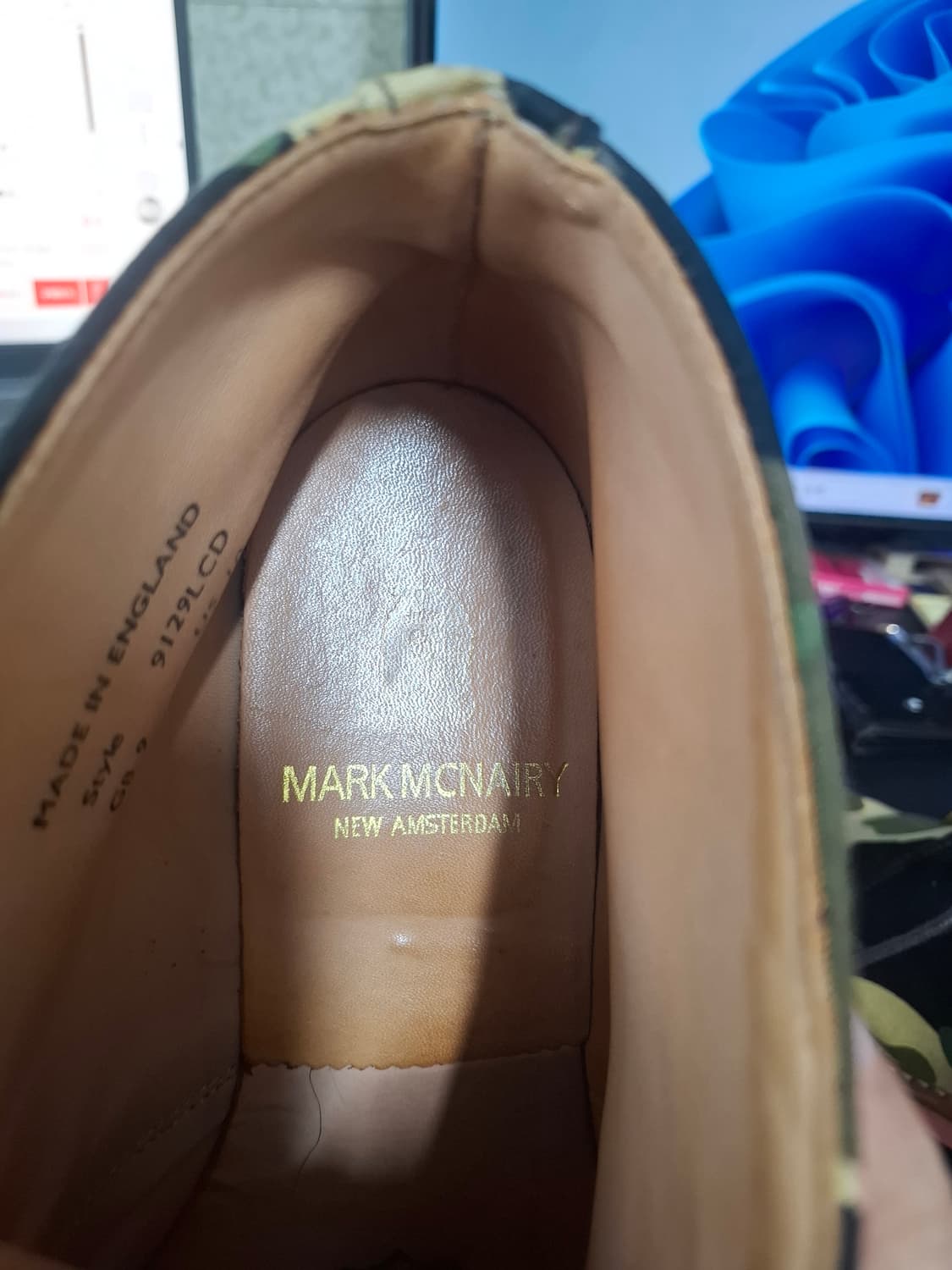 마크 맥네어리x베이프 카모 처카 부츠 280mm 상품이미지8